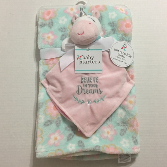 Baby Starters Other - Baby Starters unicorn lovey and blanket
